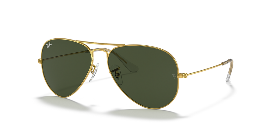 Ray-Ban Aviator sunglasses, front view