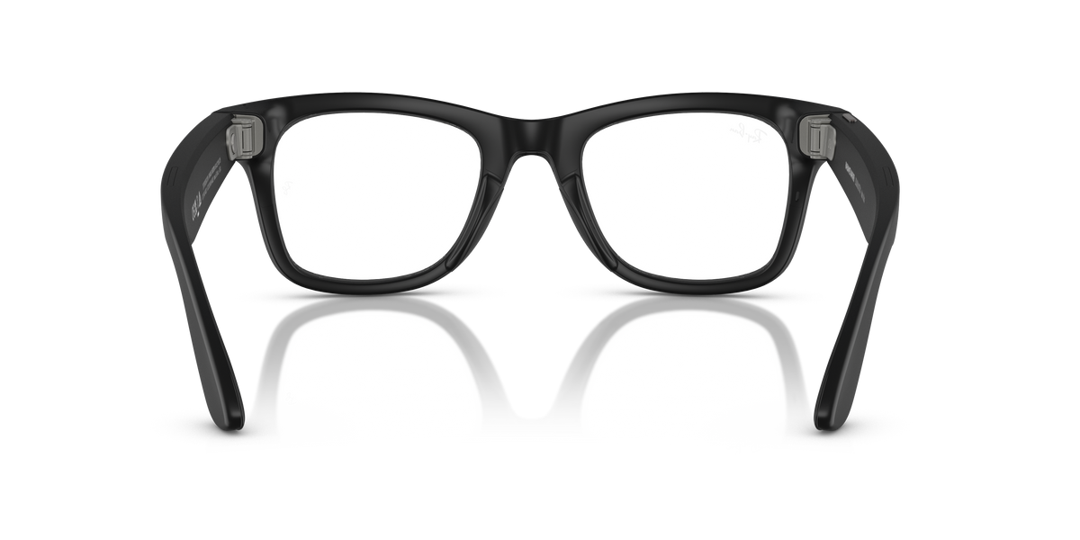 Ray-Ban Wayfarer smart glasses, back view