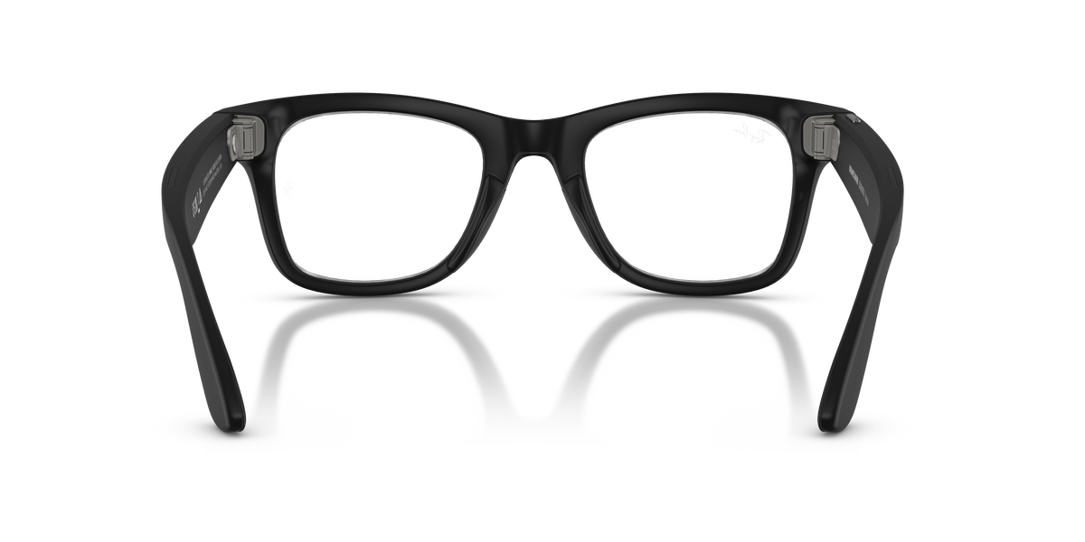 Ray-Ban Wayfarer smart glasses, back view